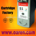 cl-51 rechargeable cartridges for canon cl51 high capacity cartridges with pringhead